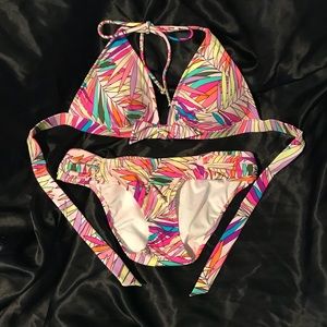 VS bathing suit-triangle top & bikini bottom